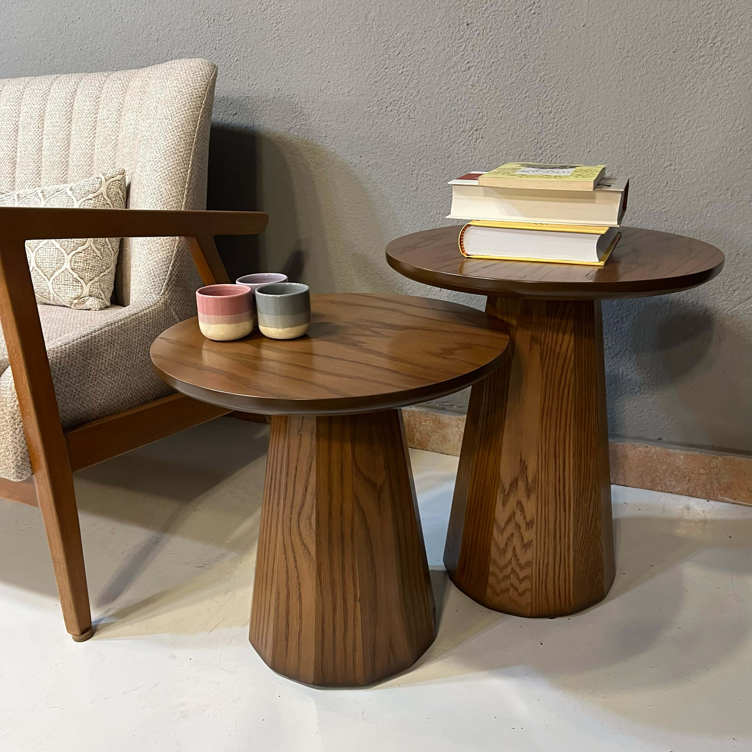 میز عسلی مدل کابانا (مجموعه دو عددی)